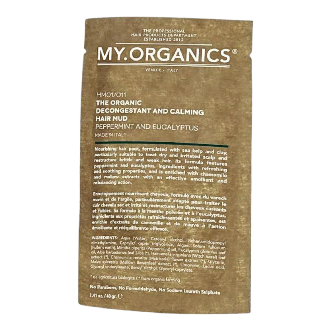 My Organics Decongestant & Calming Hair Mud 40g X 12