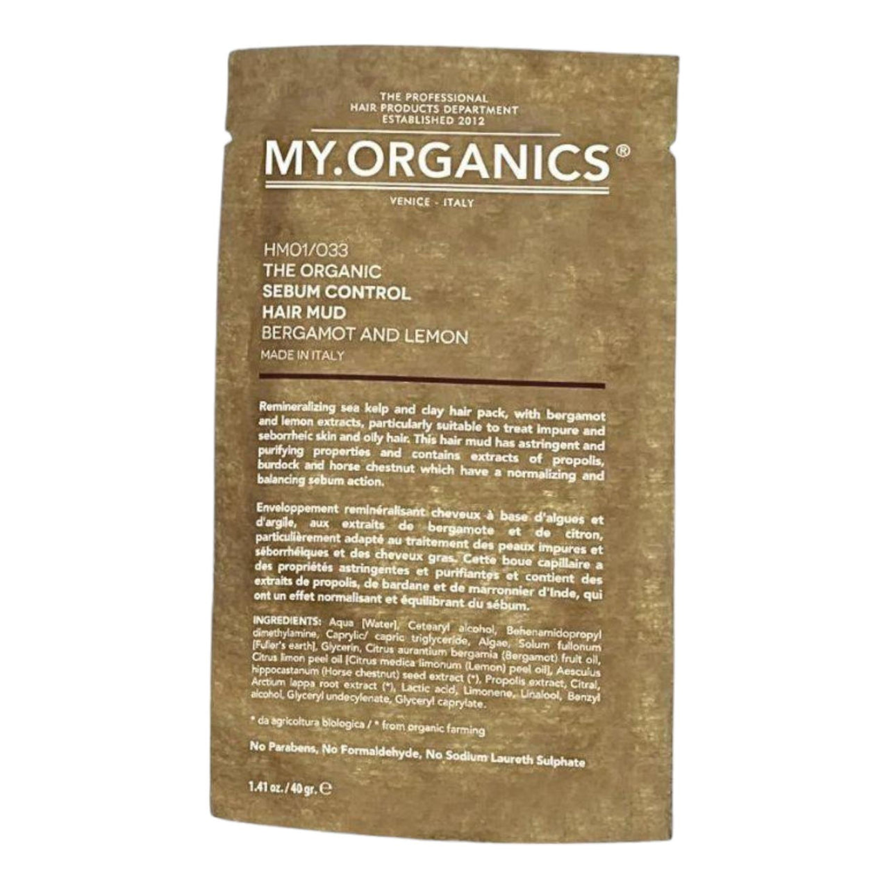 My Organics Sebum Control Hair Mud 40g X 12