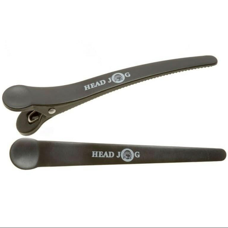 Hairtools Head Jog Supa Clips Black pk6 1