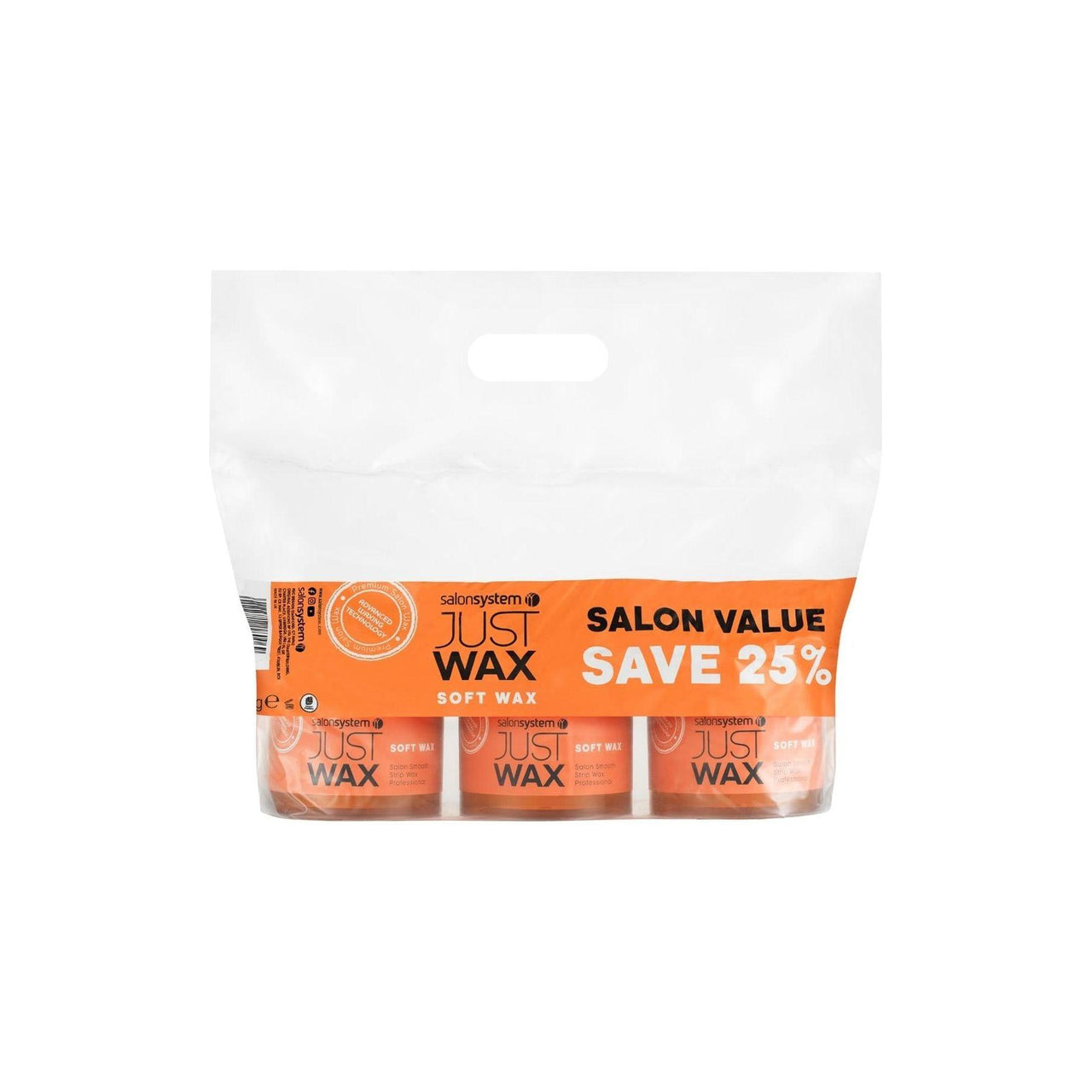 Just Wax Soft Wax (3) Save 25% PROMO Pot